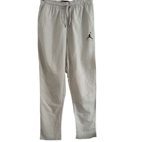 Jordan Cream Sweatpants with Jumpman Logo and Elastic Waistband - Picture 1 of 6
